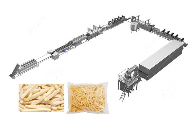 French Fries Machines Supplier. Complete Frozen French Fries Plant Solution