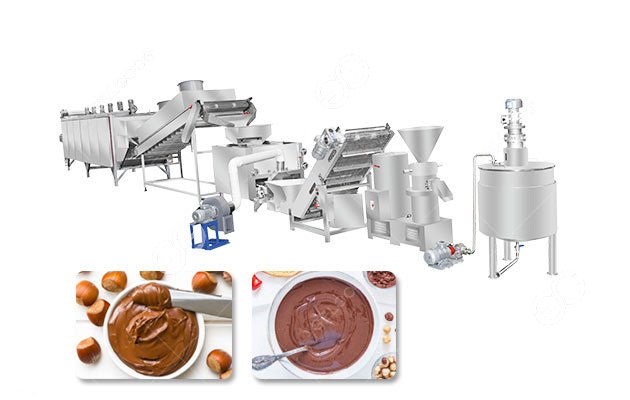 Automatic Hazelnut Spread Production Line
